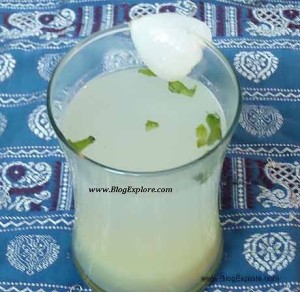 mint lychee cooler drink