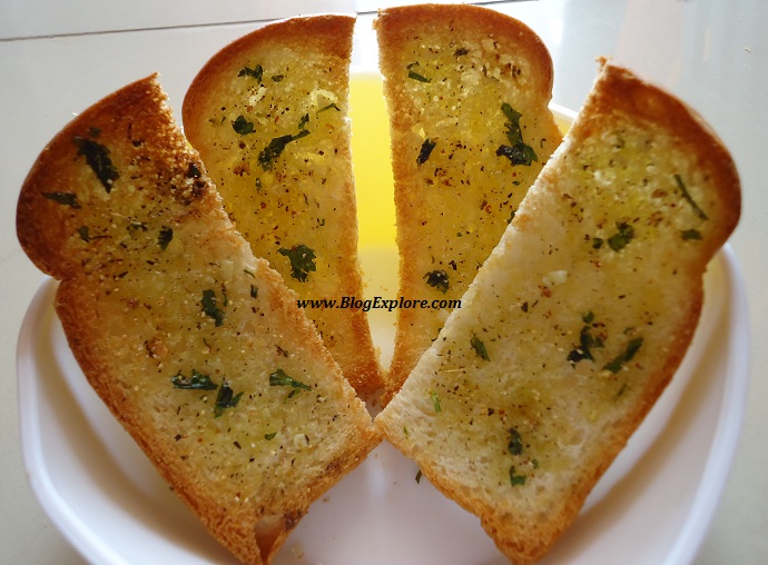 olive oil garlic toast bread