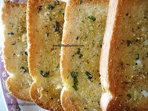 olive oil toasted garlic bread, garlic bread toast