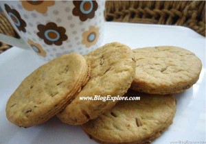 cumin cookies recipe, whole wheat butterless jeera biscuits recipe, whole wheat eggless cumin cookies recipe