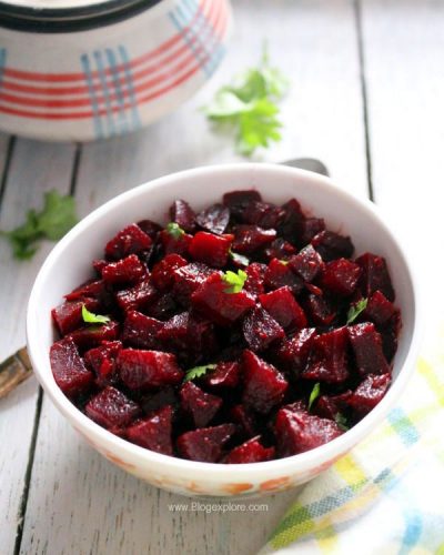 beetroot curry recipe, dry beetroot curry, chukandar sabzi