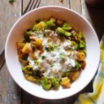 Broccoli Potato Salad with Yogurt